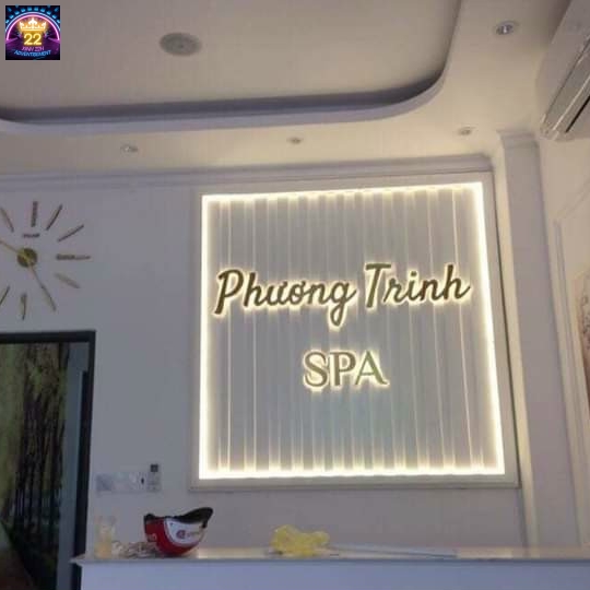 CHỮ LOGO SPA TRONG NHÀ 